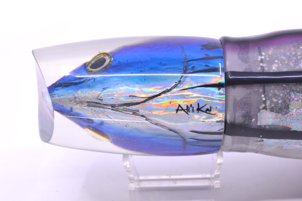 Ali'i Kai Lures Skipjack Fish Head XL Kill Switch 14" 15.8oz Skirted Purple Skipjack