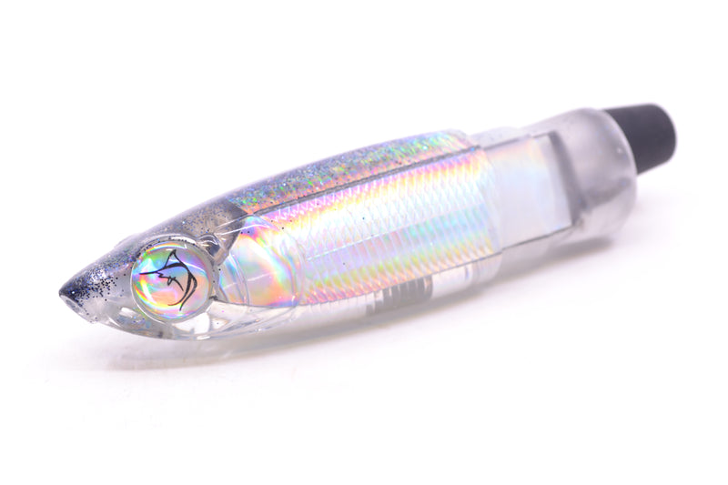 Bonze Lures Silver Rainbow Black Iridescent Back Weapon 9" 6.8oz