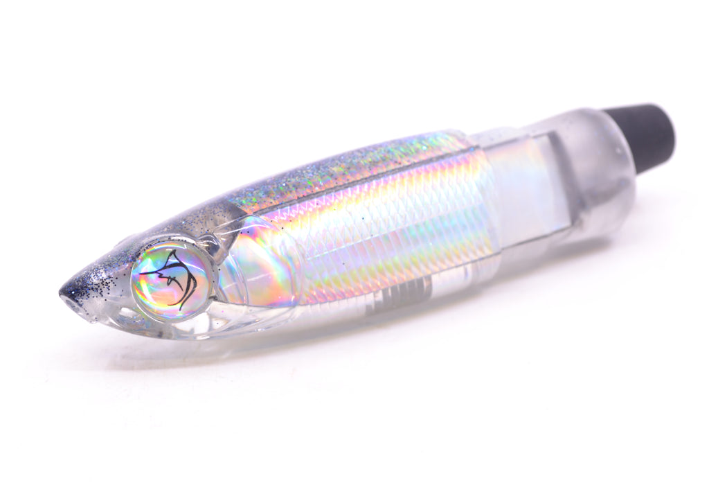 Bonze Lures Silver Rainbow Black Iridescent Back Weapon 9" 6.8oz