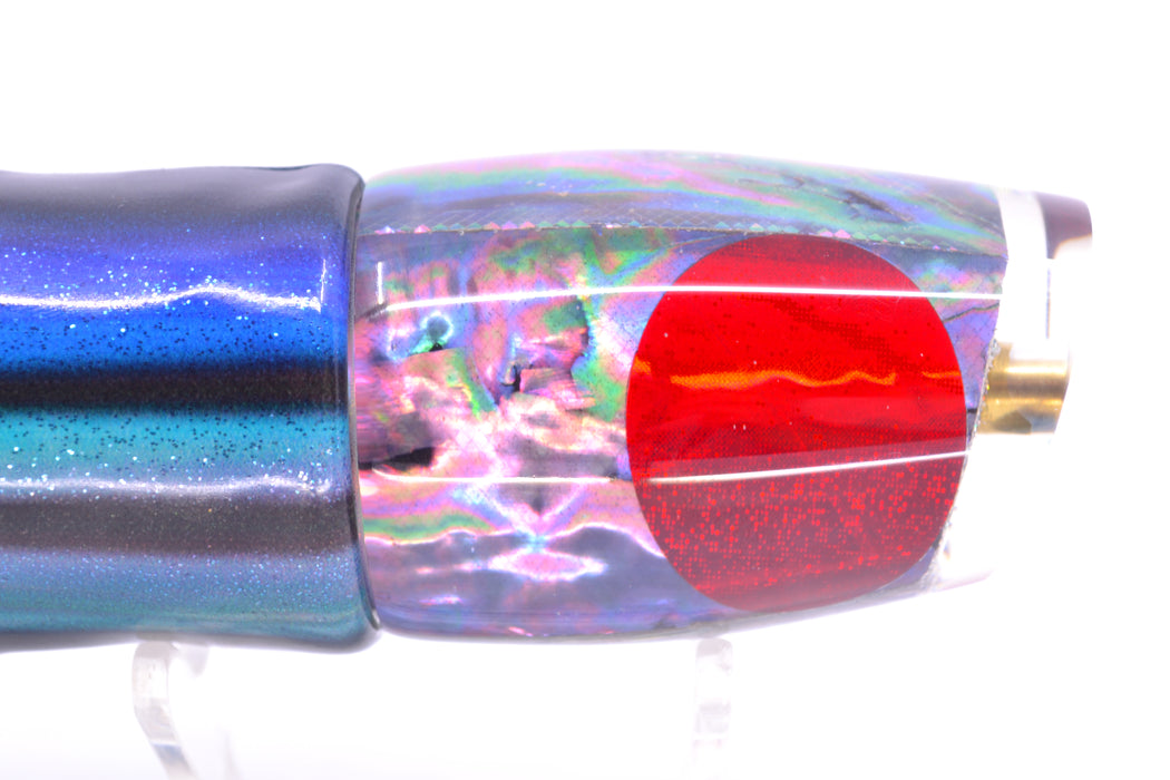 Koya Lures Rainbow MOP Red Eyes Small 861 10" 6oz Fire Tailz Vinyl Skipjack GZE