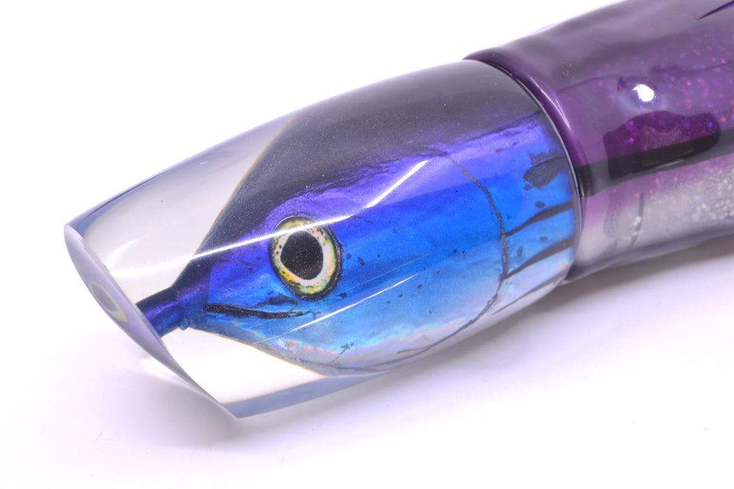 Ali'i Kai Lures Skipjack Fish Head XL Kill Switch 14" 15.8oz Skirted Purple Skipjack