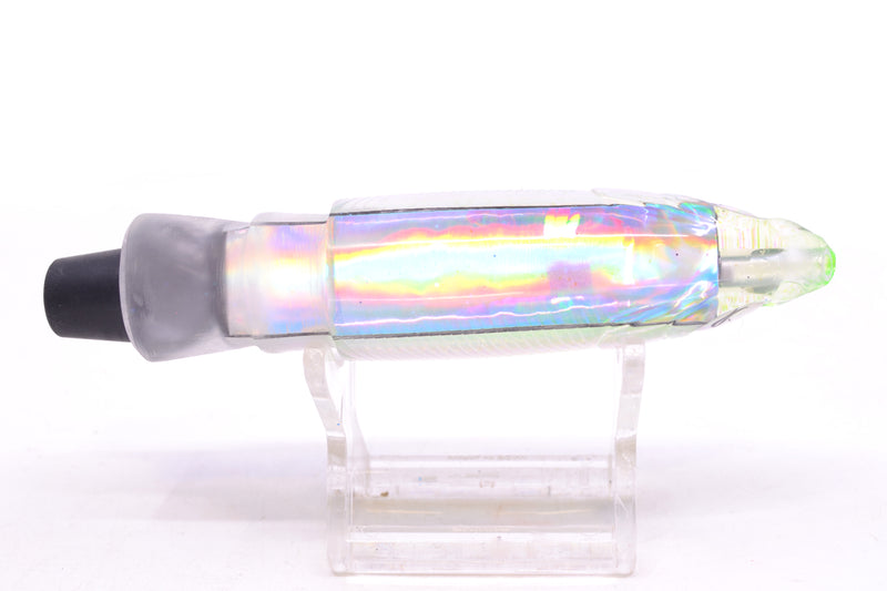 Bonze Lures Silver Rainbow Green Iridescent Back Weapon 9" 6.8oz