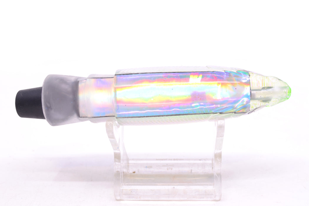 Bonze Lures Silver Rainbow Green Iridescent Back Weapon 9" 6.8oz