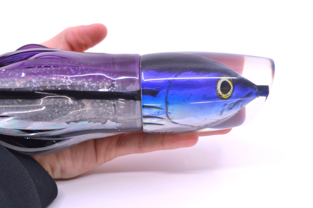 Ali'i Kai Lures Skipjack Fish Head XL Kill Switch 14" 15.8oz Skirted Purple Skipjack