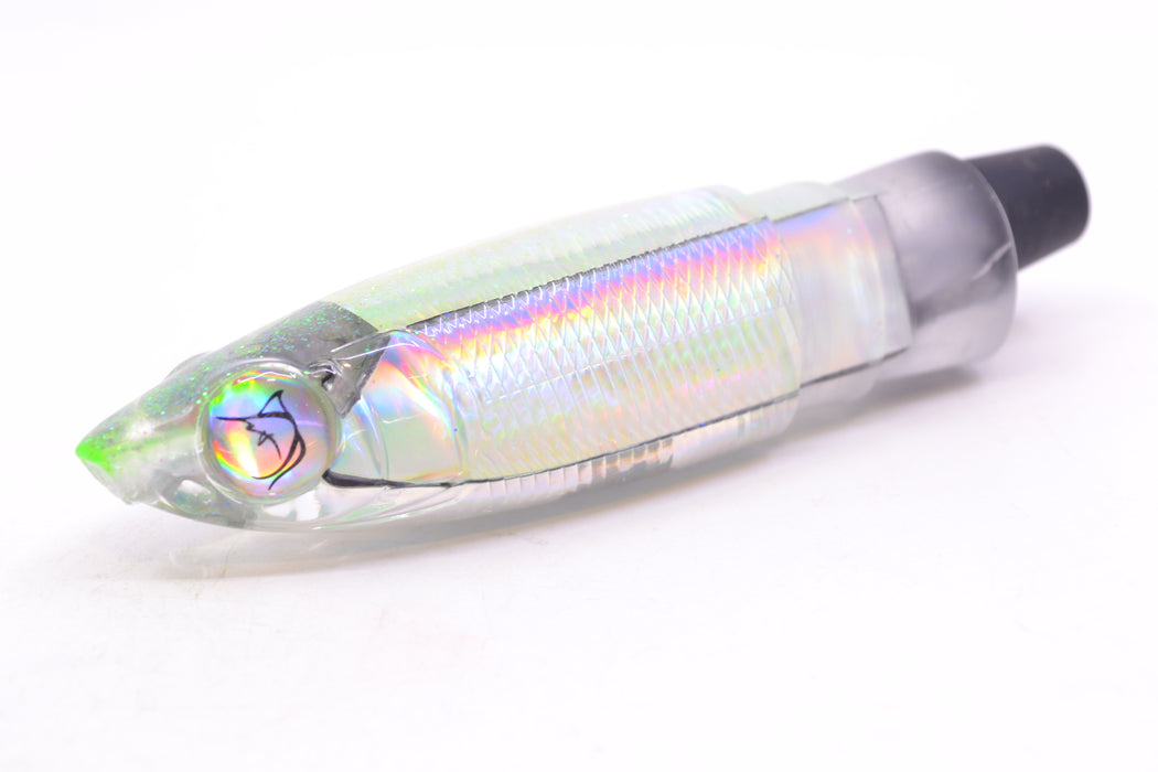 Bonze Lures Silver Rainbow Green Iridescent Back Weapon 9" 6.8oz