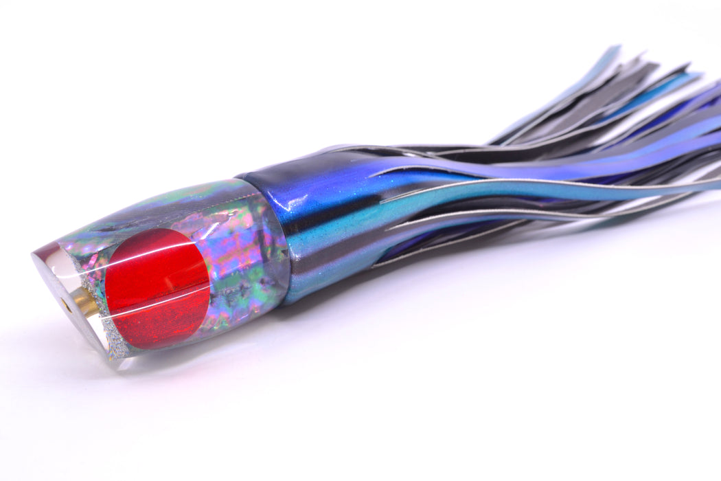 Koya Lures Rainbow MOP Red Eyes Small 861 10" 6oz Fire Tailz Vinyl Skipjack GZE