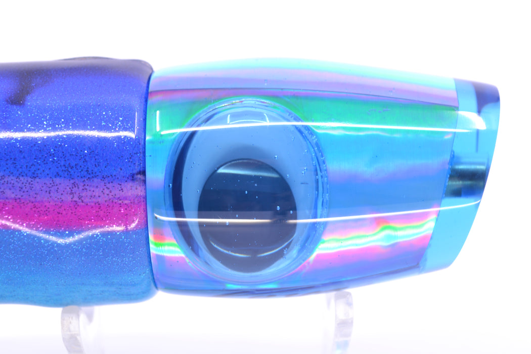 Koya Lures Ice Blue Rainbow Doll Eyes Small 861 10" 6oz Fire Tailz Vinyl Blue Dream GZE