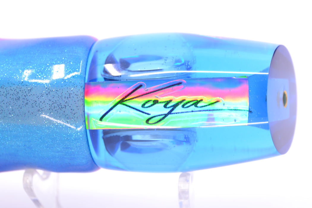 Koya Lures Ice Blue Rainbow Doll Eyes Small 861 10" 6oz Fire Tailz Vinyl Blue Dream GZE