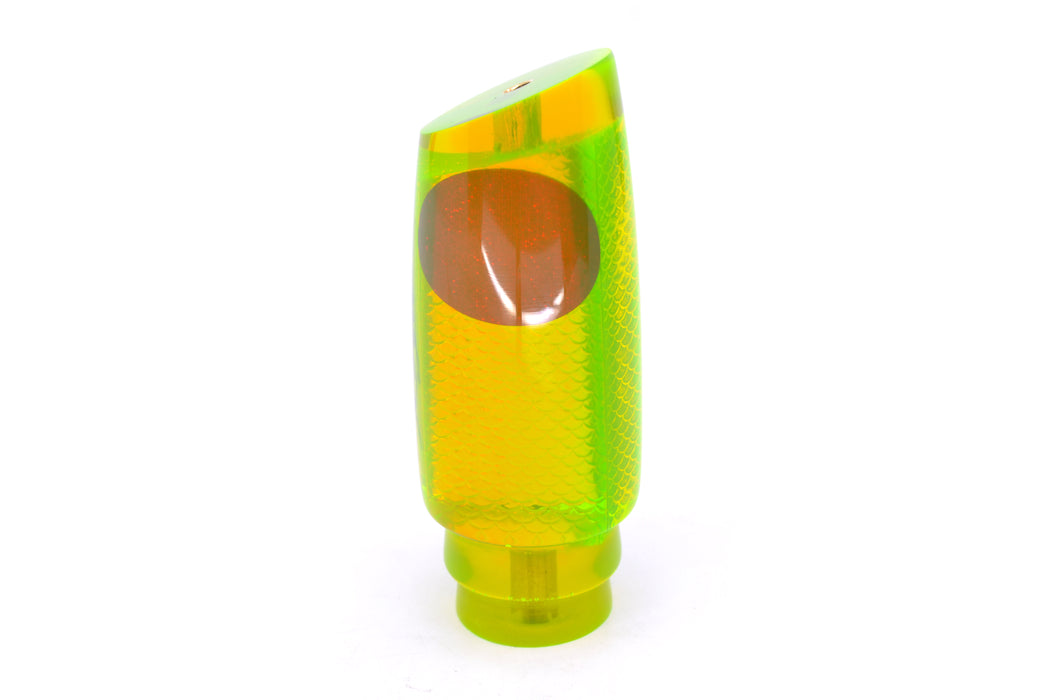 Koya Lures Chartreuse Resin Rainbow Scale Red Eyes Small 614 10" 5oz