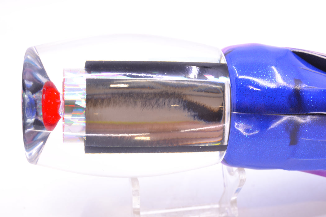Aloha Lures Clear Mirrored Rainbow Flake XL Beauty 14" 11.5oz FT Vinyl Blue Dream GZE