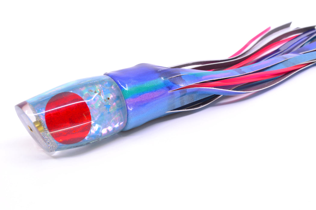 Koya Lures Ice Blue Awabi Red Eyes Small 861 10" 6oz Fire Tailz Vinyl Blueberry GZE