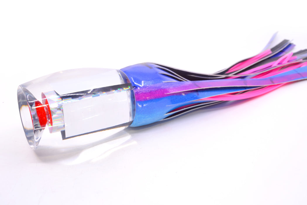 Aloha Lures Clear Mirrored Rainbow Flake XL Beauty 14" 11.5oz FT Vinyl Blue Dream GZE