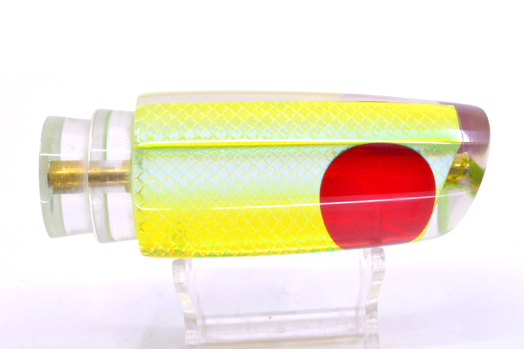 Koya Lures Lime Green Rainbow Scale Red Eyes Small 614 10" 5oz