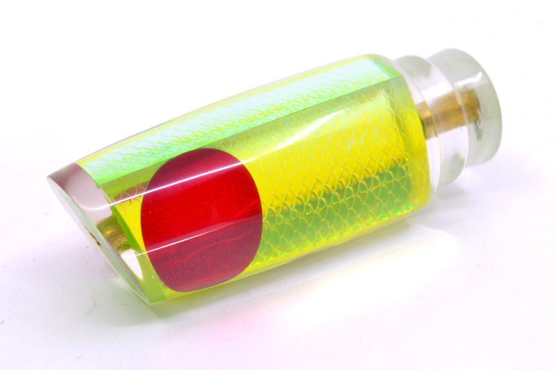 Koya Lures Lime Green Rainbow Scale Red Eyes Small 614 10" 5oz