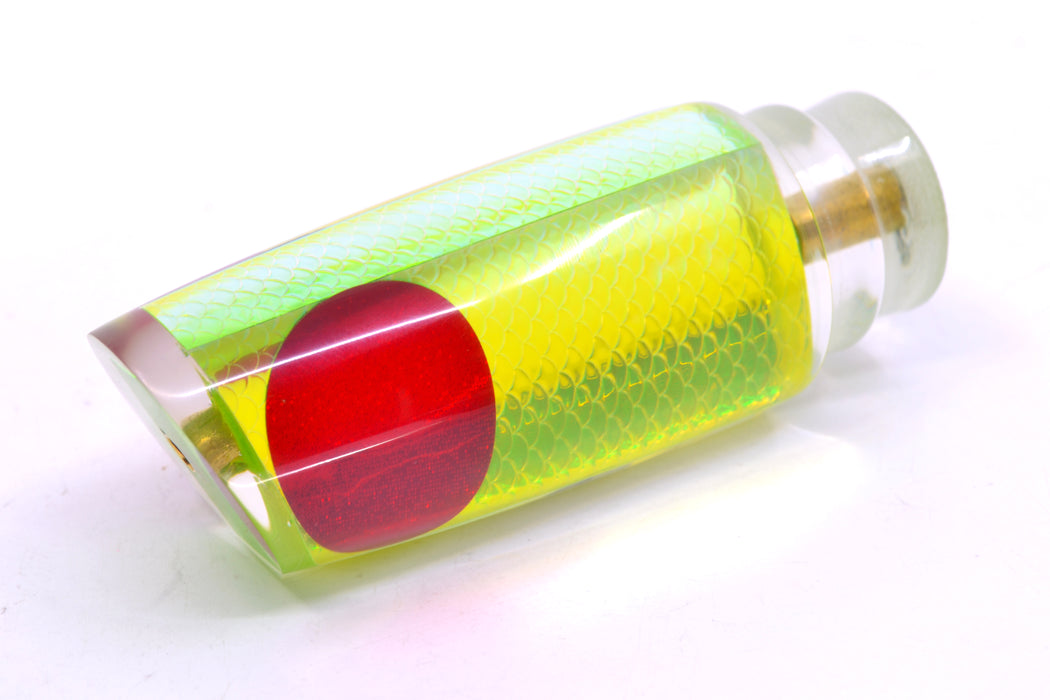 Koya Lures Lime Green Rainbow Scale Red Eyes Small 614 10" 5oz
