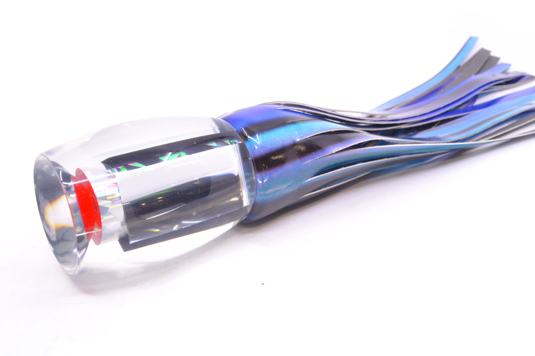 Aloha Lures Clear Mirrored Rainbow Flake XL Beauty 14" 11.5oz FT Vinyl Skipjack GZE