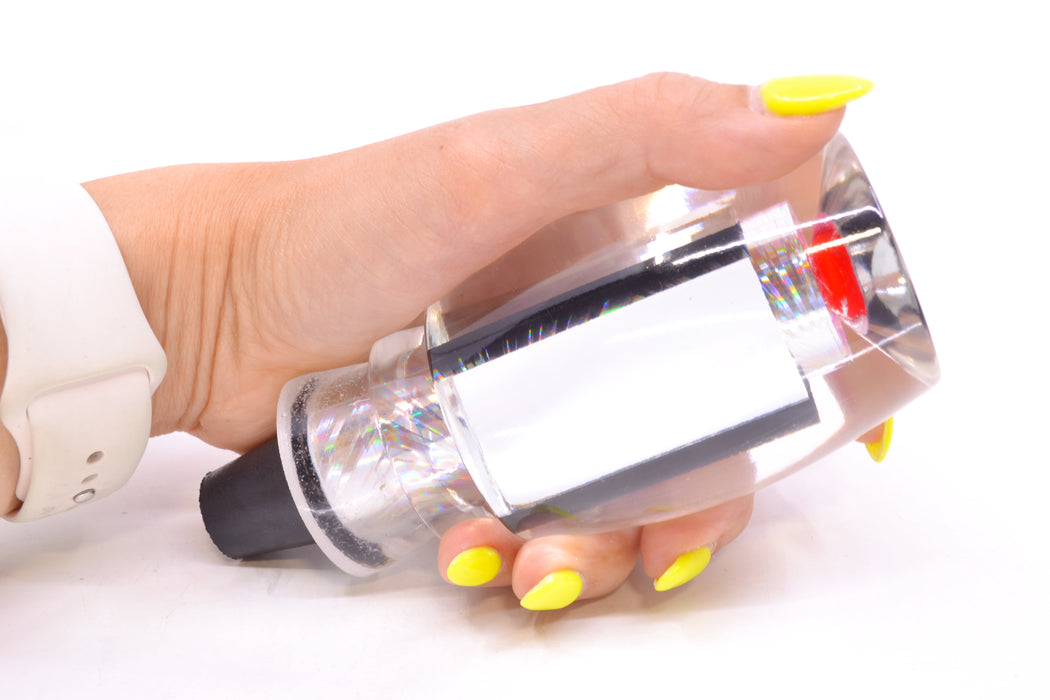 Aloha Lures Clear Mirrored Rainbow Starburst XL Beauty 14" 8.2oz GZE