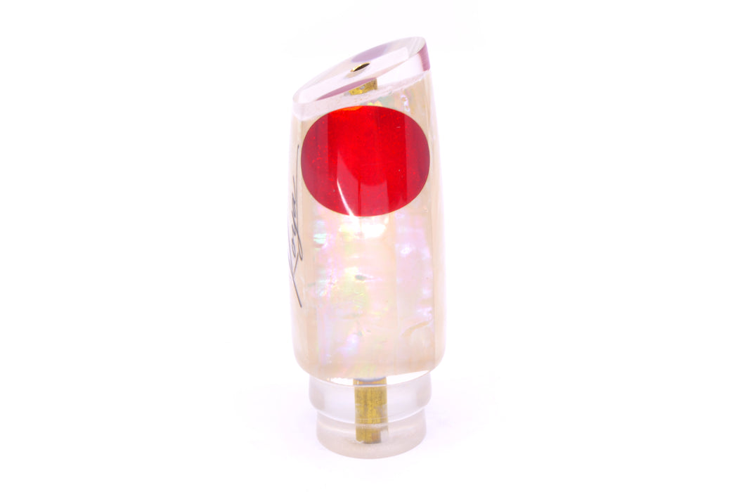 Koya Lures White Awabi Shell Red Eyes Small 614 10" 5oz