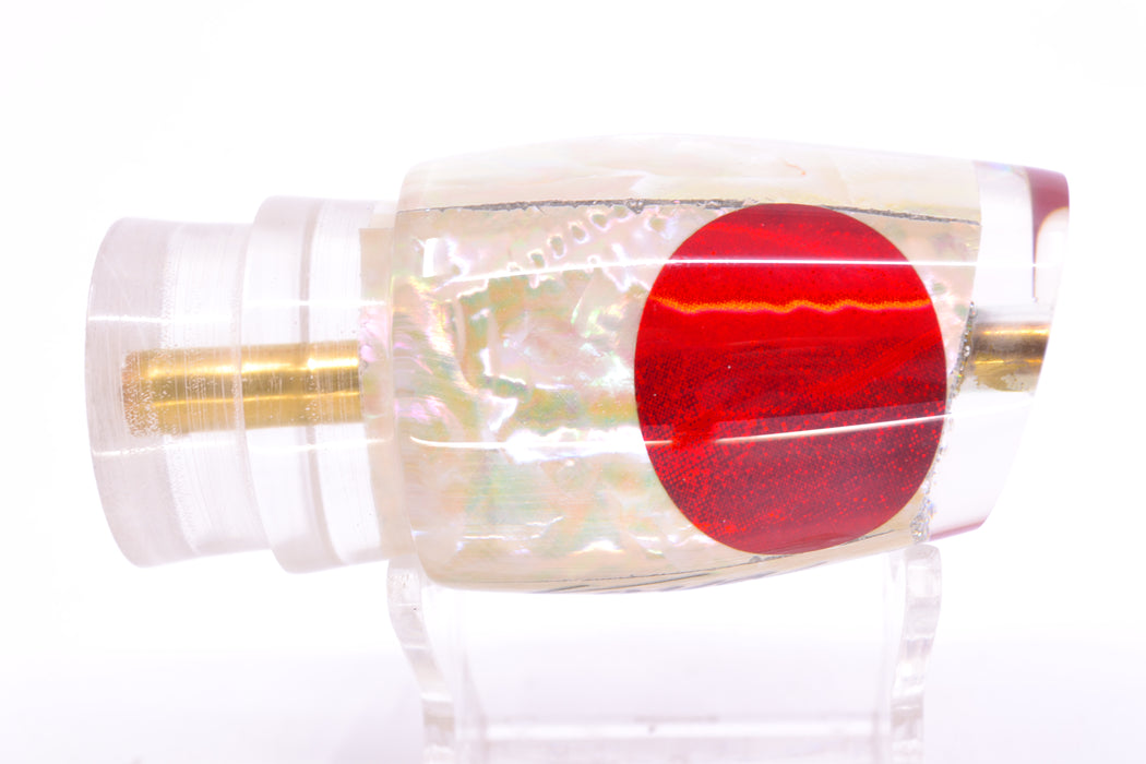 Koya Lures White Awabi Red Eyes Small 861 10" 4.3oz GZE
