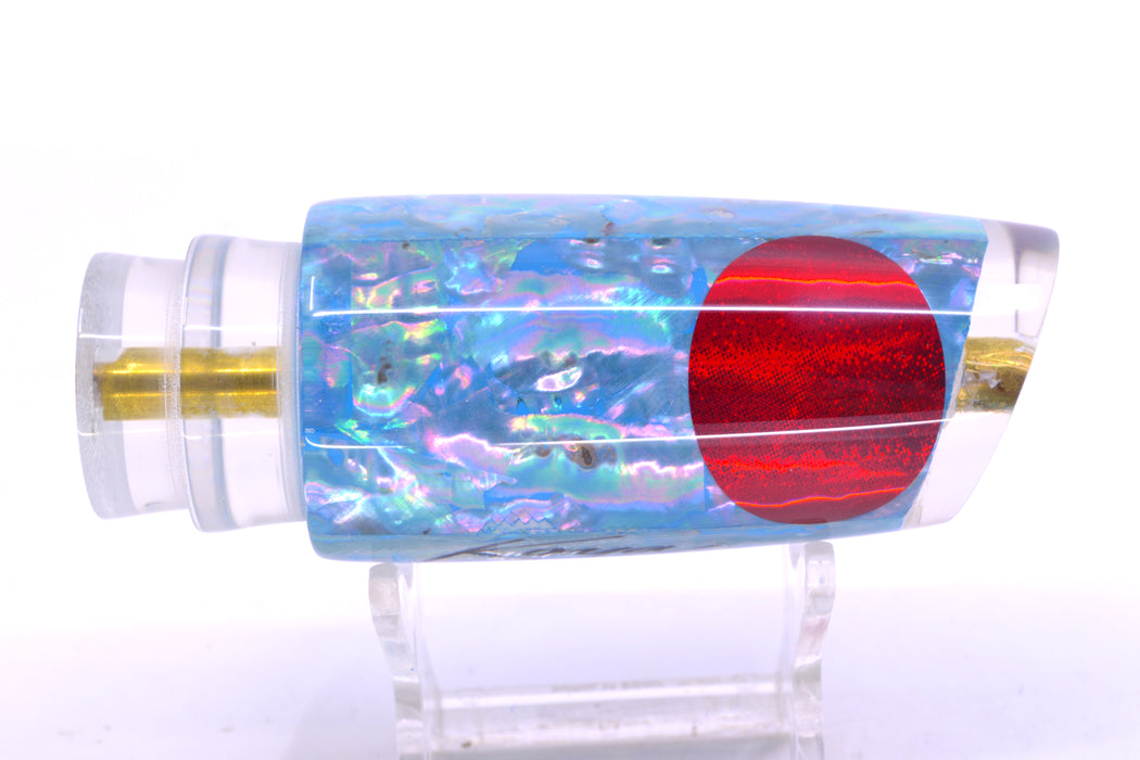 Koya Lures Ice Blue Awabi Shell Red Eyes Small 614 10" 5oz