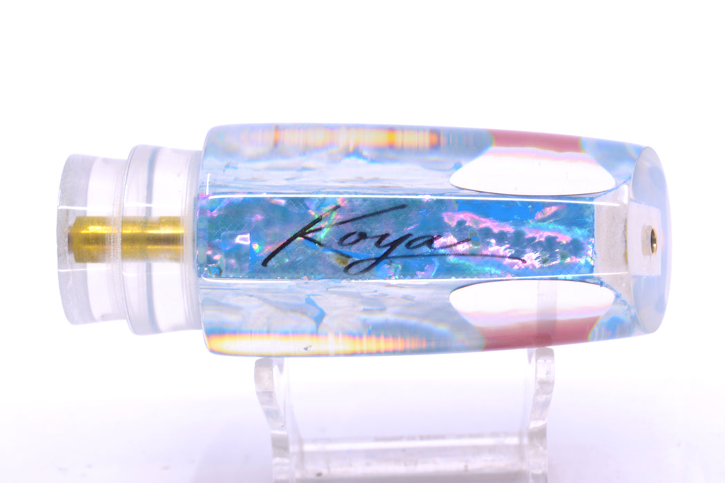 Koya Lures Ice Blue Awabi Shell Red Eyes Small 614 10" 5oz