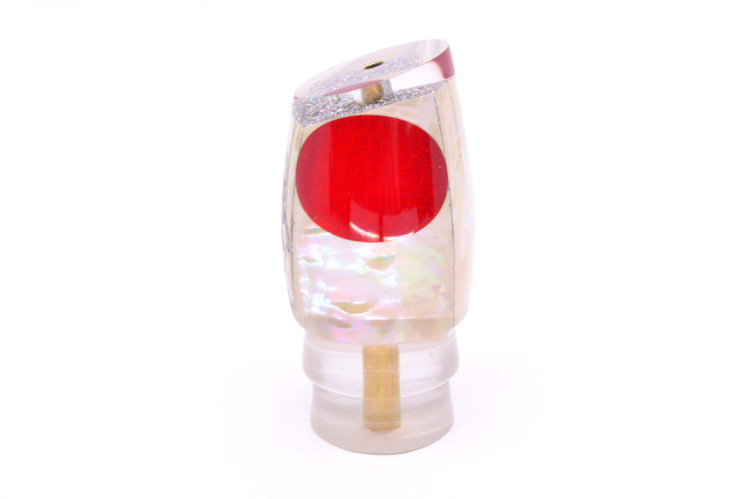 Koya Lures White Awabi Red Eyes Small 861 10" 4.3oz GZE