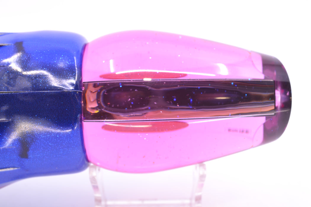 Bonze Lures Pink Mirrored Red Eyes Sugar Daddy 14" 15.5oz Fire Tailz Vinyl Blue Dream