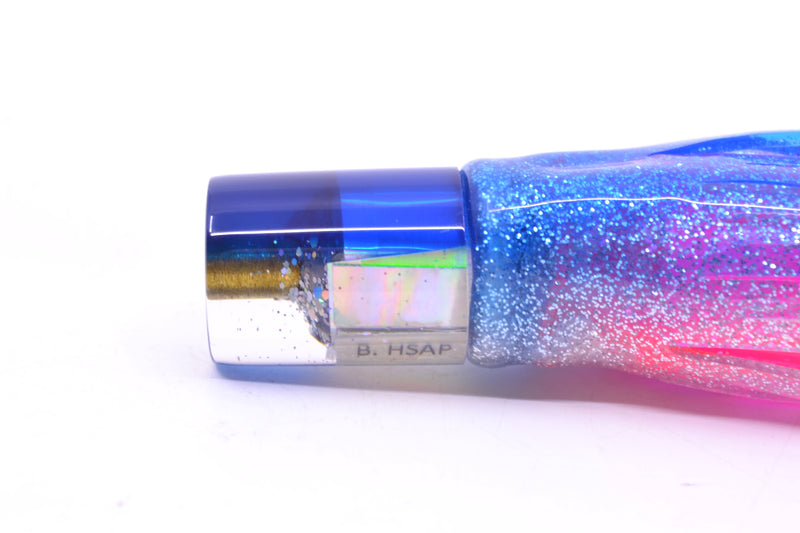 Marlin Magic White Awabi Blue Back Baby HSAP 4.5" 1.5oz Skirted Blue-Silver/Pink