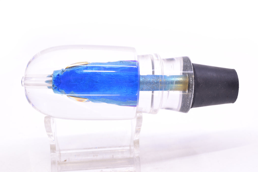 Aloha Lures Blue-Ice Blue Back Purple Fins Large Magic Malolo 12" 6.3oz