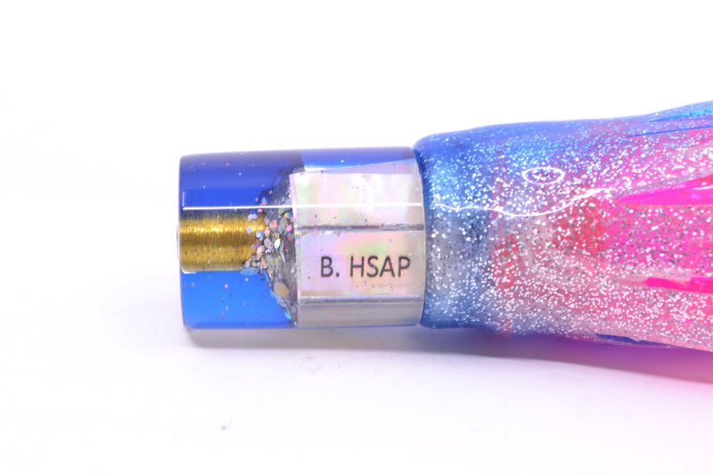 Marlin Magic White Awabi Blue Back Baby HSAP 4.5" 1.5oz Skirted Blue-Silver/Pink