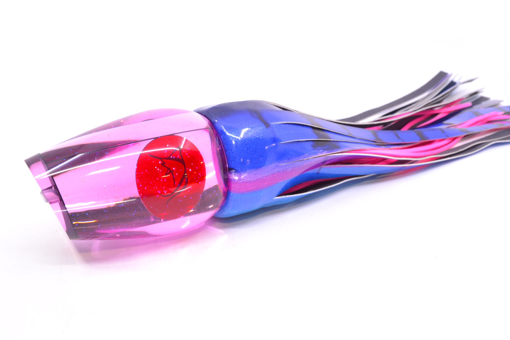 Bonze Lures Pink Mirrored Red Eyes Sugar Daddy 14" 15.5oz Fire Tailz Vinyl Blue Dream