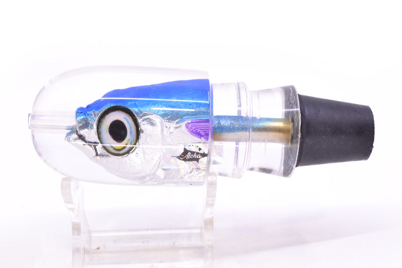 Aloha Lures Blue-Ice Blue Back Purple Fins Large Magic Malolo 12" 6.3oz