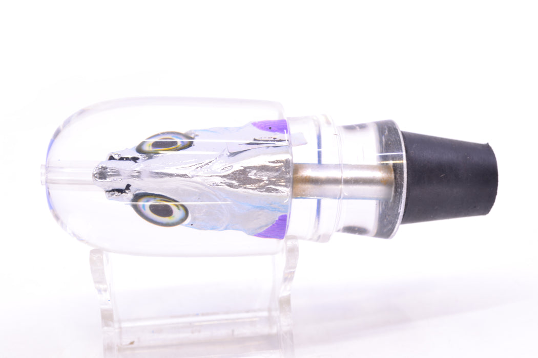 Aloha Lures Blue-Ice Blue Back Purple Fins Large Magic Malolo 12" 6.3oz