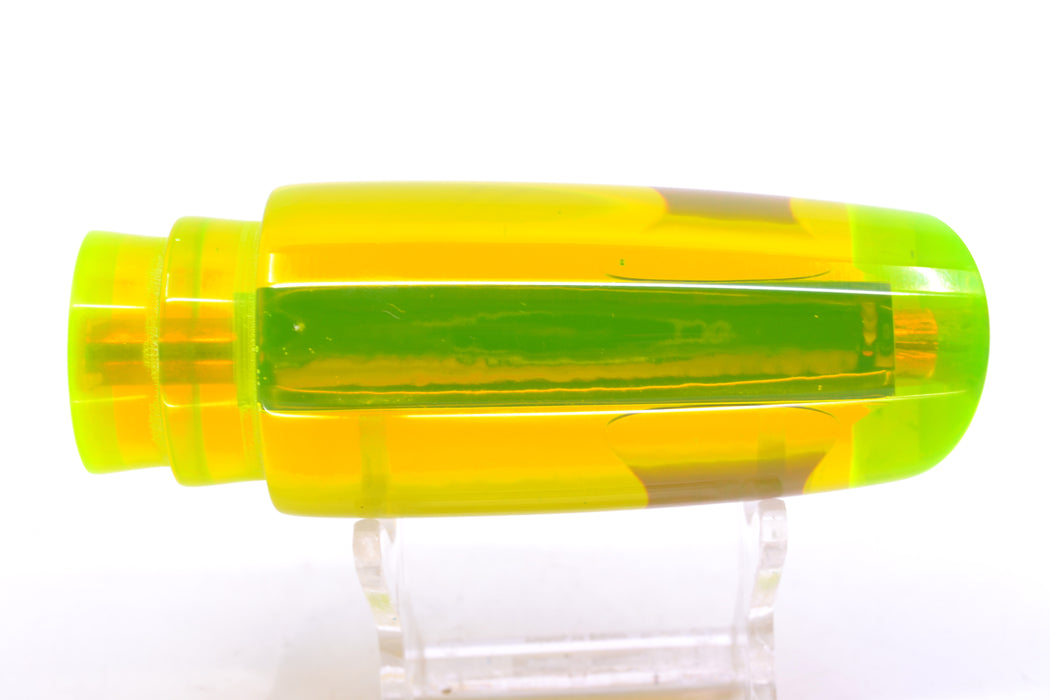 Koya Lures Chartreuse Resin Chrome Wrap Red Eyes Small 614 10" 5oz
