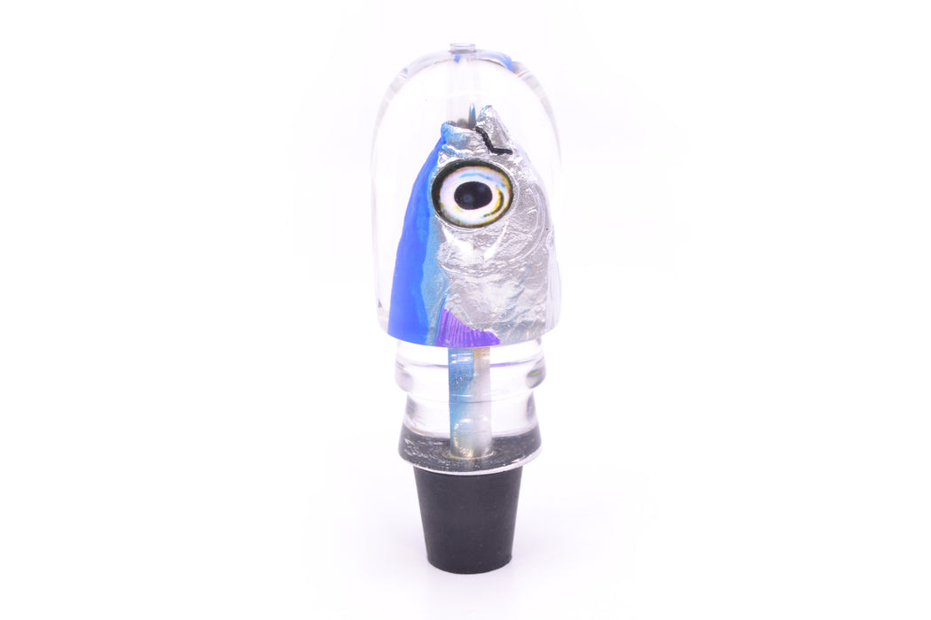 Aloha Lures Blue-Ice Blue Back Purple Fins Large Magic Malolo 12" 6.3oz