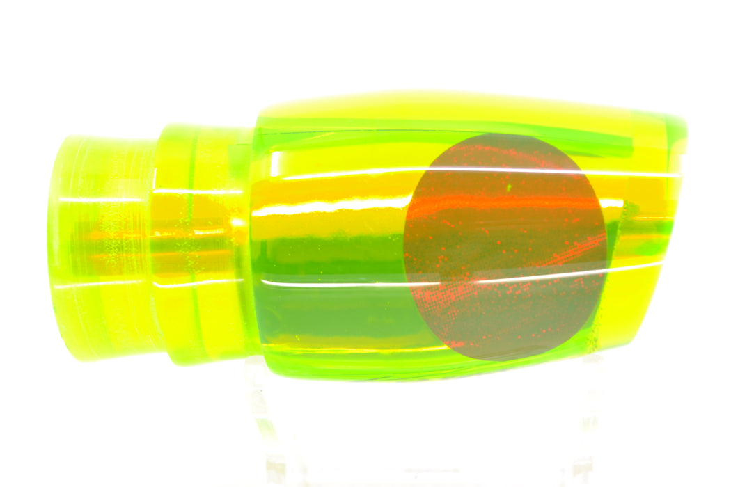 Koya Lures Chartreuse Mirrored Red Eyes Small 861 10" 4.3oz GZE