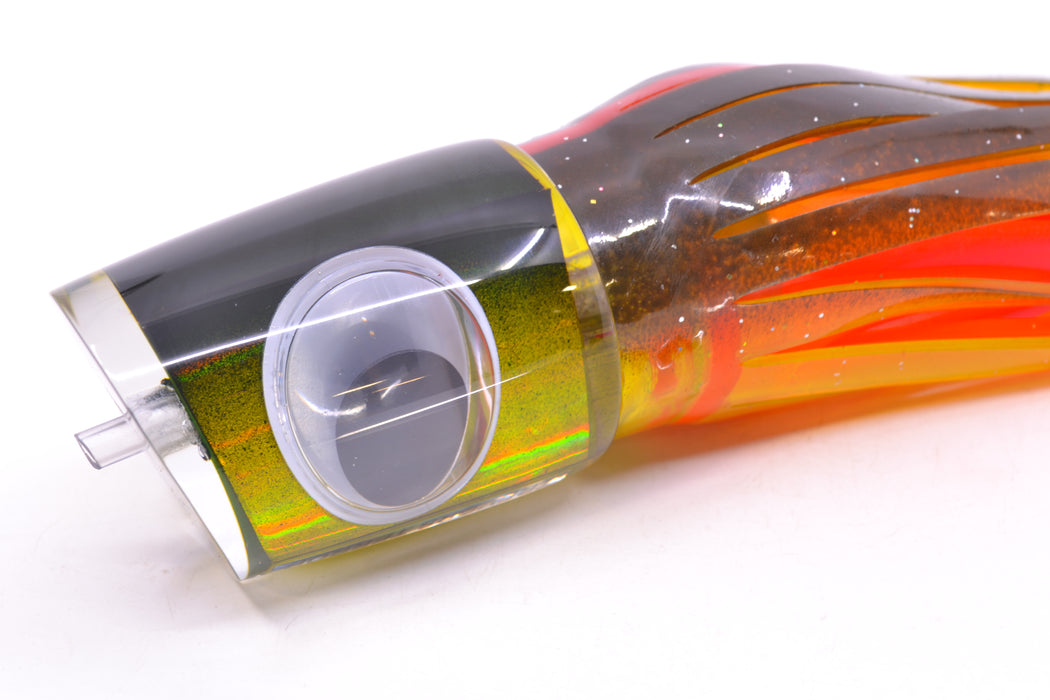 Big T Lures Black-Gold Rainbow Trevor's Terror 14" 10.5oz Skirted Black-Gold GZE