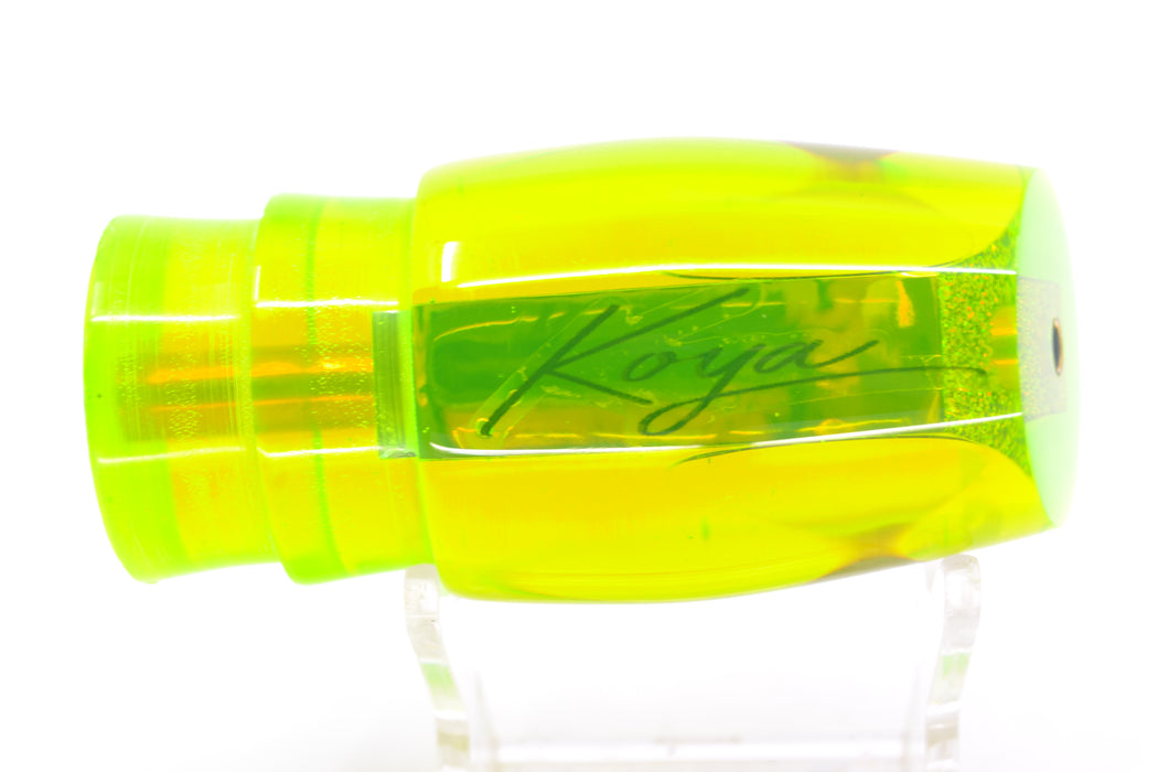 Koya Lures Chartreuse Mirrored Red Eyes Small 861 10" 4.3oz GZE