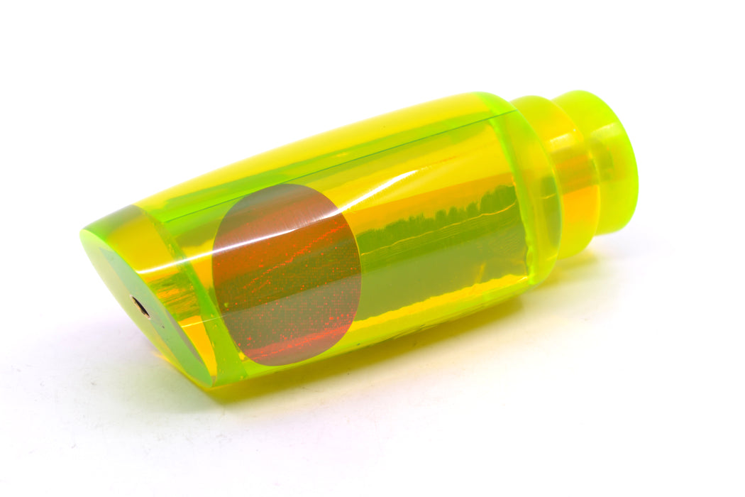 Koya Lures Chartreuse Resin Chrome Wrap Red Eyes Small 614 10" 5oz