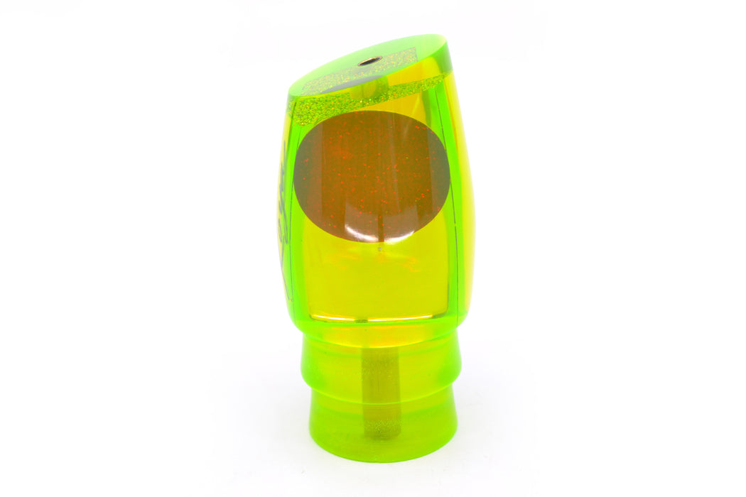 Koya Lures Chartreuse Mirrored Red Eyes Small 861 10" 4.3oz GZE