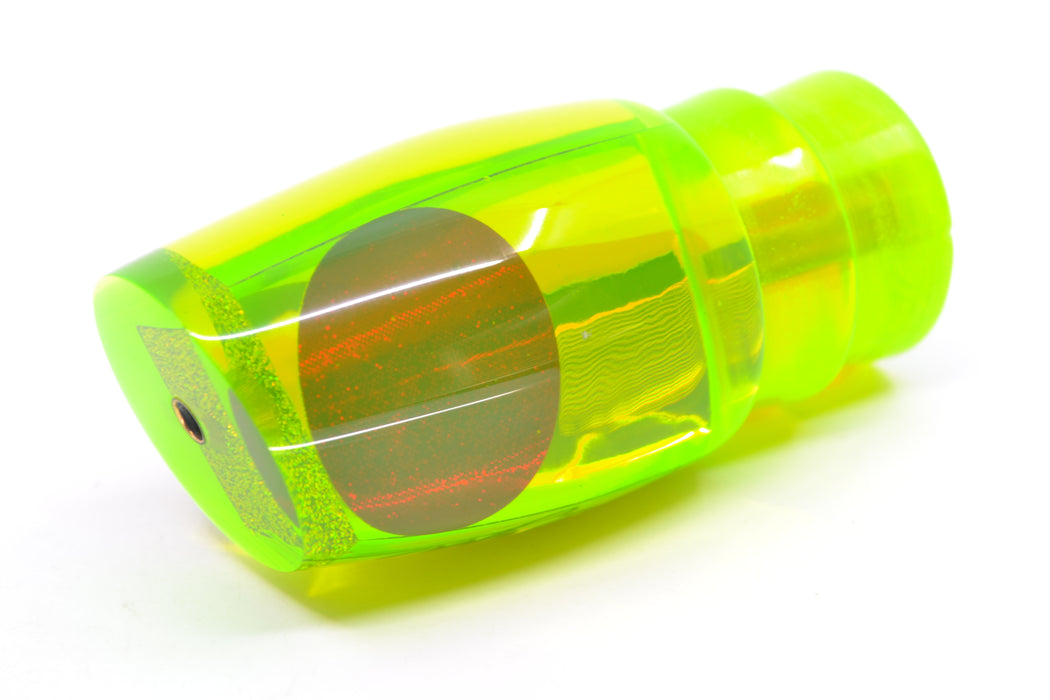 Koya Lures Chartreuse Mirrored Red Eyes Small 861 10" 4.3oz GZE