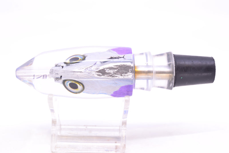 Aloha Lures Blue-Ice Blue Back Purple Fins Deep Six Malolo 9" 5.3oz EZ-K