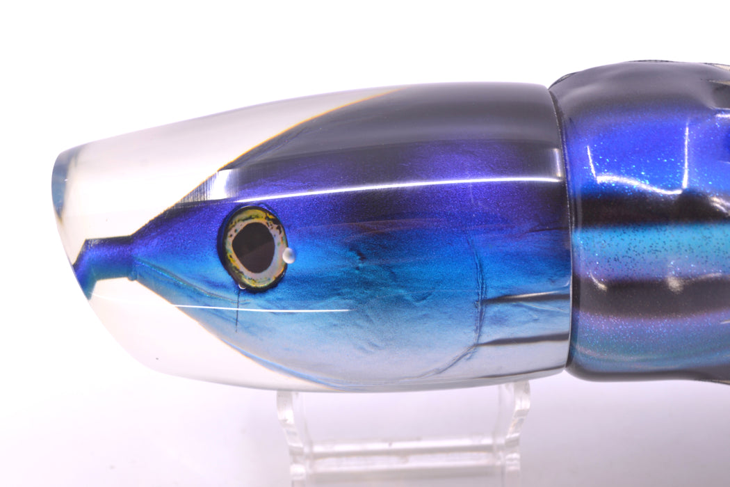 Ali'i Kai Lures Skipjack Fish Head XL Kill Switch 14" 12.8oz Fire Tailz Vinyl Skipjack