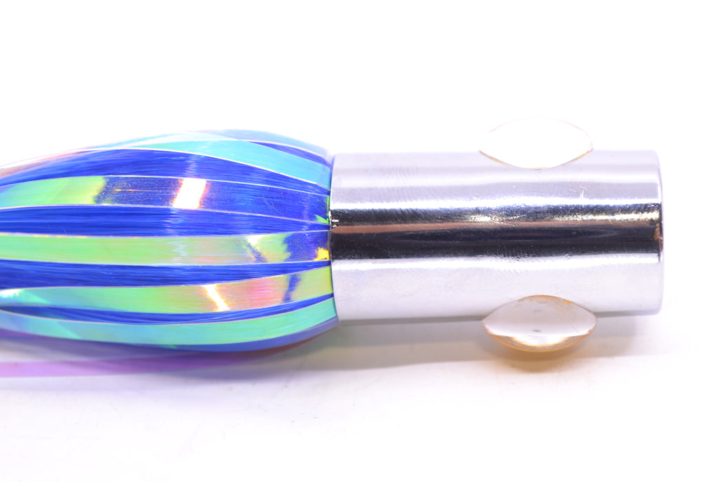 Iland Lures Blue-Red Flash Hair Chrome Head Sailure 5.5" 0.5oz SA300F-BL/RD