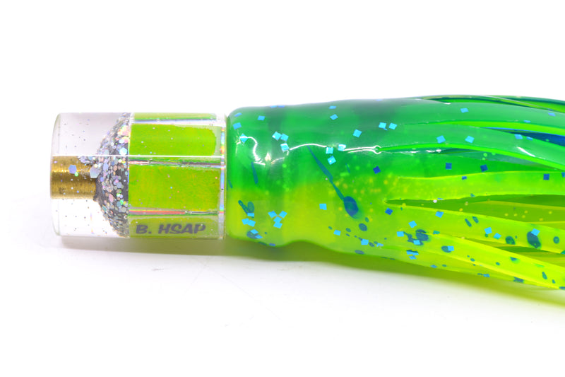 Marlin Magic Lime Green MOP Baby HSAP 4.5" 1.5oz Skirted Mahi