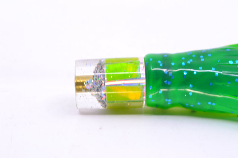 Marlin Magic Lime Green MOP Baby HSAP 4.5" 1.5oz Skirted Mahi
