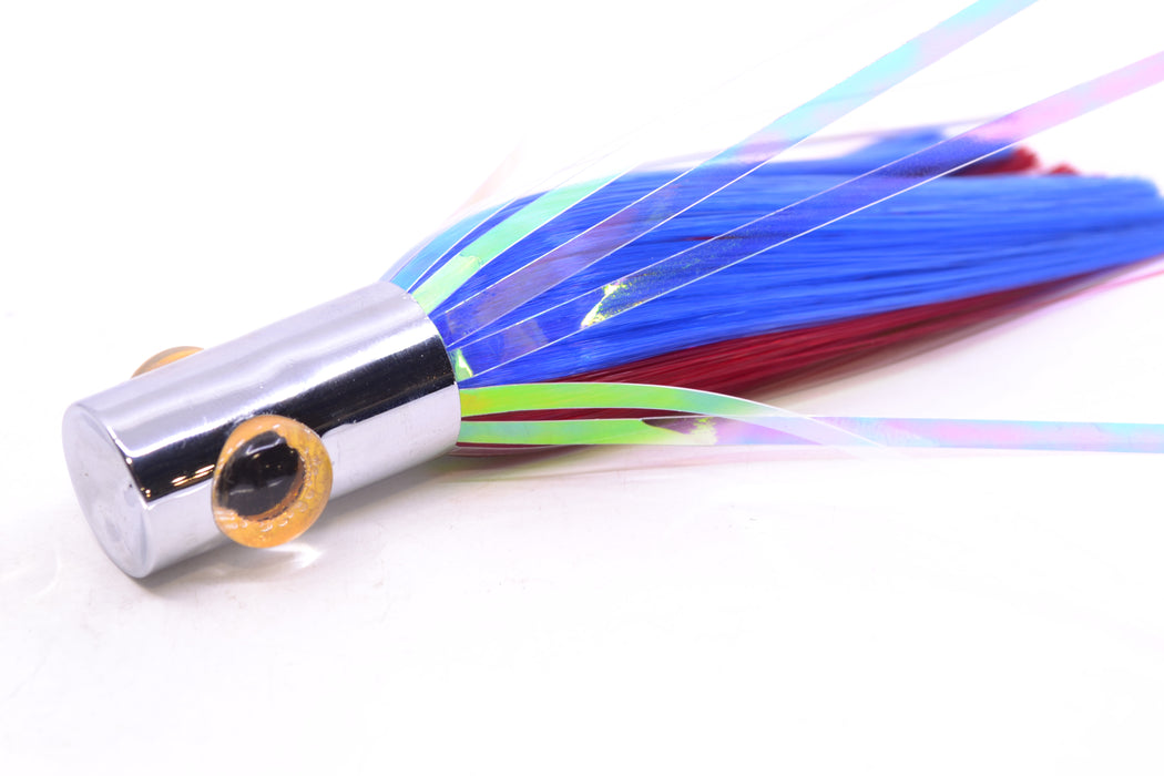 Iland Lures Blue-Red Flash Hair Chrome Head Sailure 5.5" 0.5oz SA300F-BL/RD