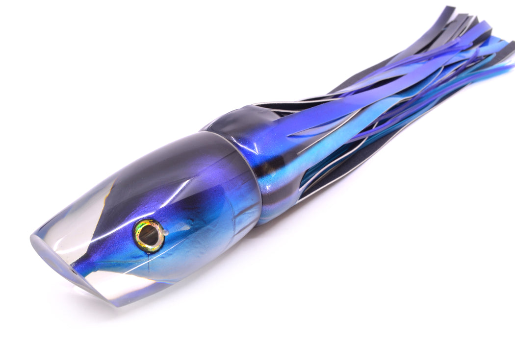 Ali'i Kai Lures Skipjack Fish Head XL Kill Switch 14" 12.8oz Fire Tailz Vinyl Skipjack