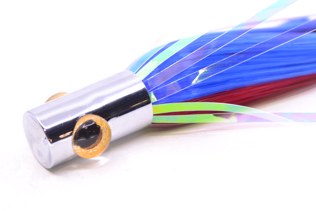 Iland Lures Blue-Red Flash Hair Chrome Head Sailure 5.5" 0.5oz SA300F-BL/RD