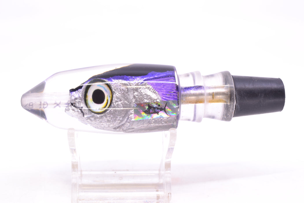 Aloha Lures Black-Purple Back Purple Fins Deep Six Malolo 9" 5.3oz GZE